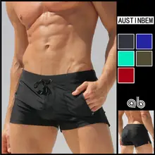 AUSTINBEM боксеры с карманами sungas de praia homens купальник для мужчин badpak zwembroek heren плавки мужские 268