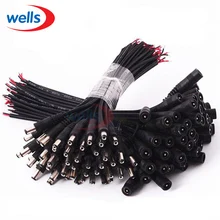 5/10pcs 5.5×2.1 Plug DC male or Female Cable Wire Connector For 3528 5050 LED Strip Light