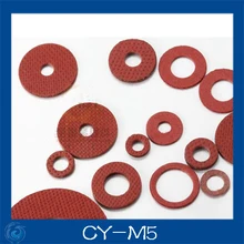 M5 красные бумажные изолирующая прокладка-быстрое зарядное устройство-бар бумажная Шайба-M2/M2.5/M3/M4/M5/M6/M8/M10