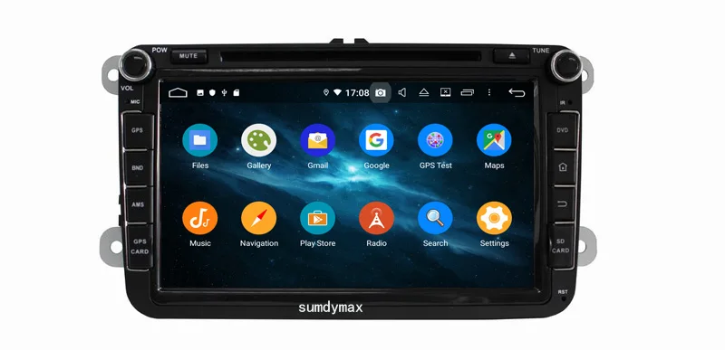 Best 2din Android 9.0 Universal Car DVD Player For Volkswagen/Passat/POLO/GOLF/Skoda/Seat/Leon With GPS Navigaiton WIFI Map Radio 7