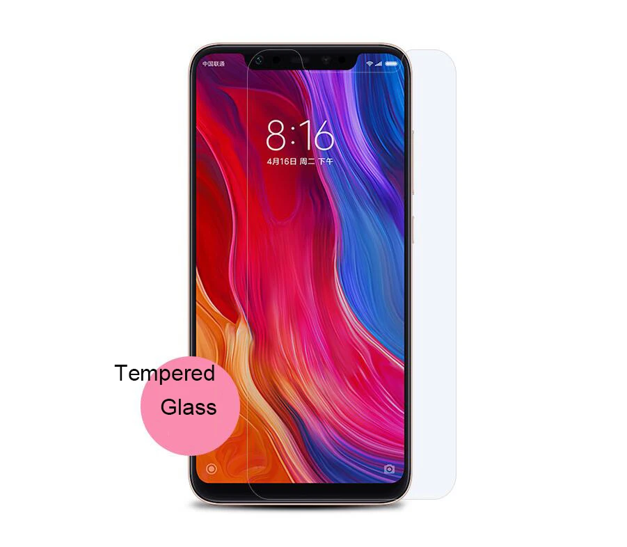 Оригинальная Xiaomi mi 8 PET пленка/закаленное стекло Защита экрана от отпечатков пальцев натуральная Xiaomi mi бренд mi 8 защитное стекло