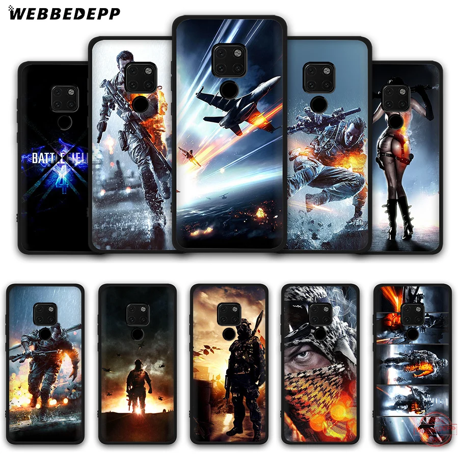 WEBBEDEPP Battlefield 4 Soft Case for Huawei Mate 30 10 20 Pro Lite Nova 2i 3 3i 5i 2 Cases | Мобильные телефоны и