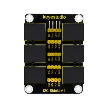 

Keyestudio EASY plug RJ11 IIC Interface Conversion Shield For Arduino STEM