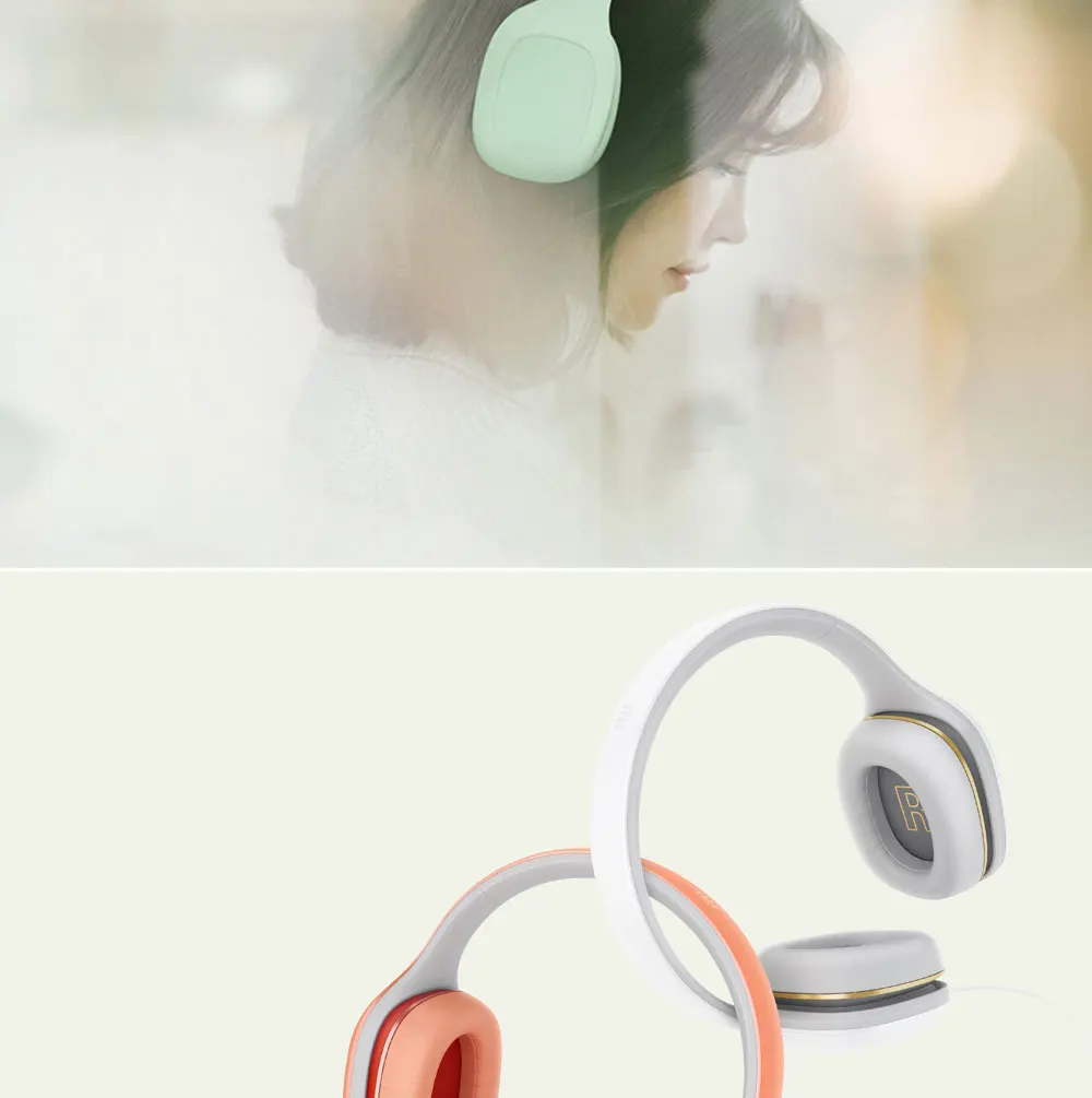 Original Xiaomi Mi Headphones Easy Version With Mic Headset 3.5mm Stereo Music HiFi Earphone Button Control Headphone (2)