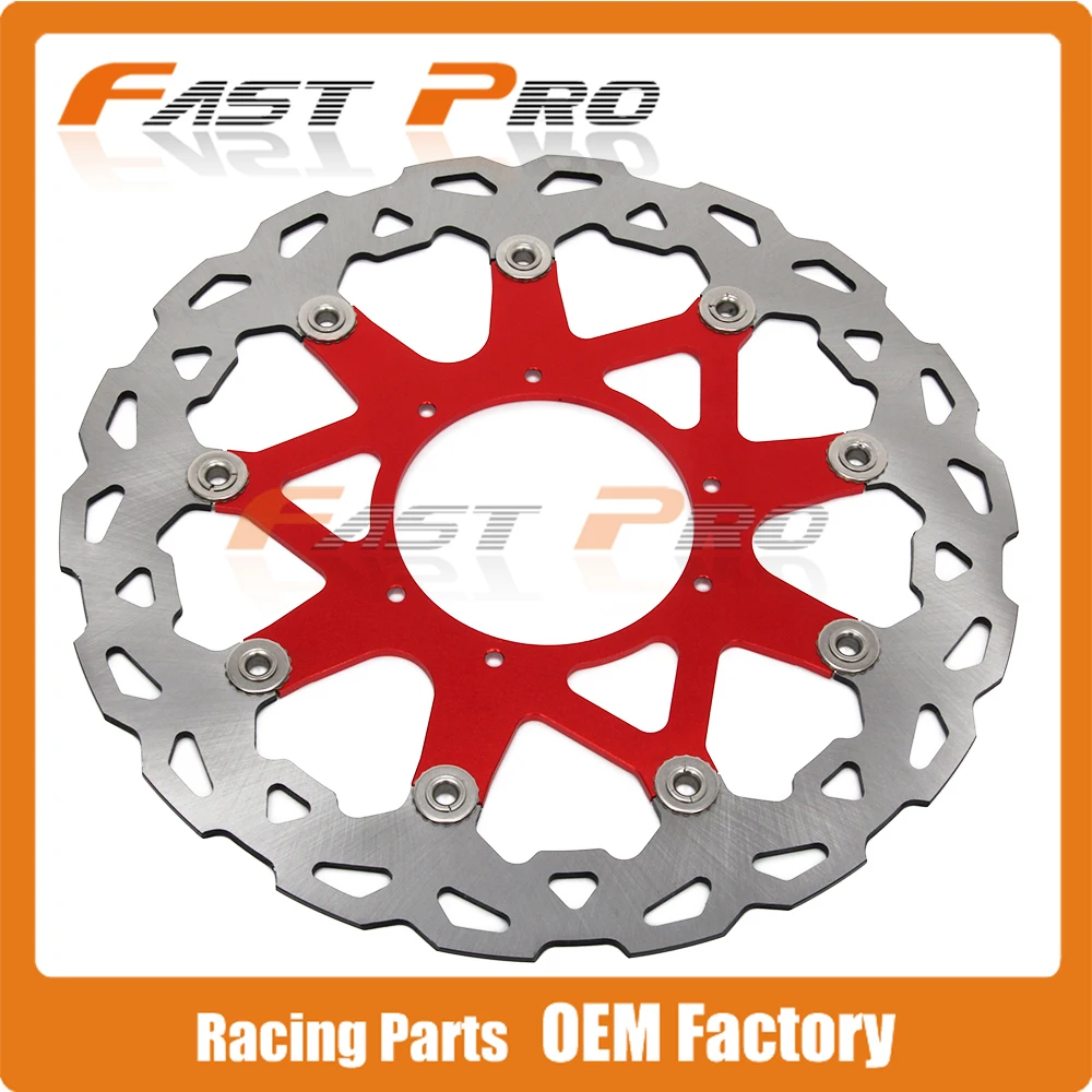 320MM Front Wavy Floating Brake Disc Rotor For CR125 CR250 CRF250R