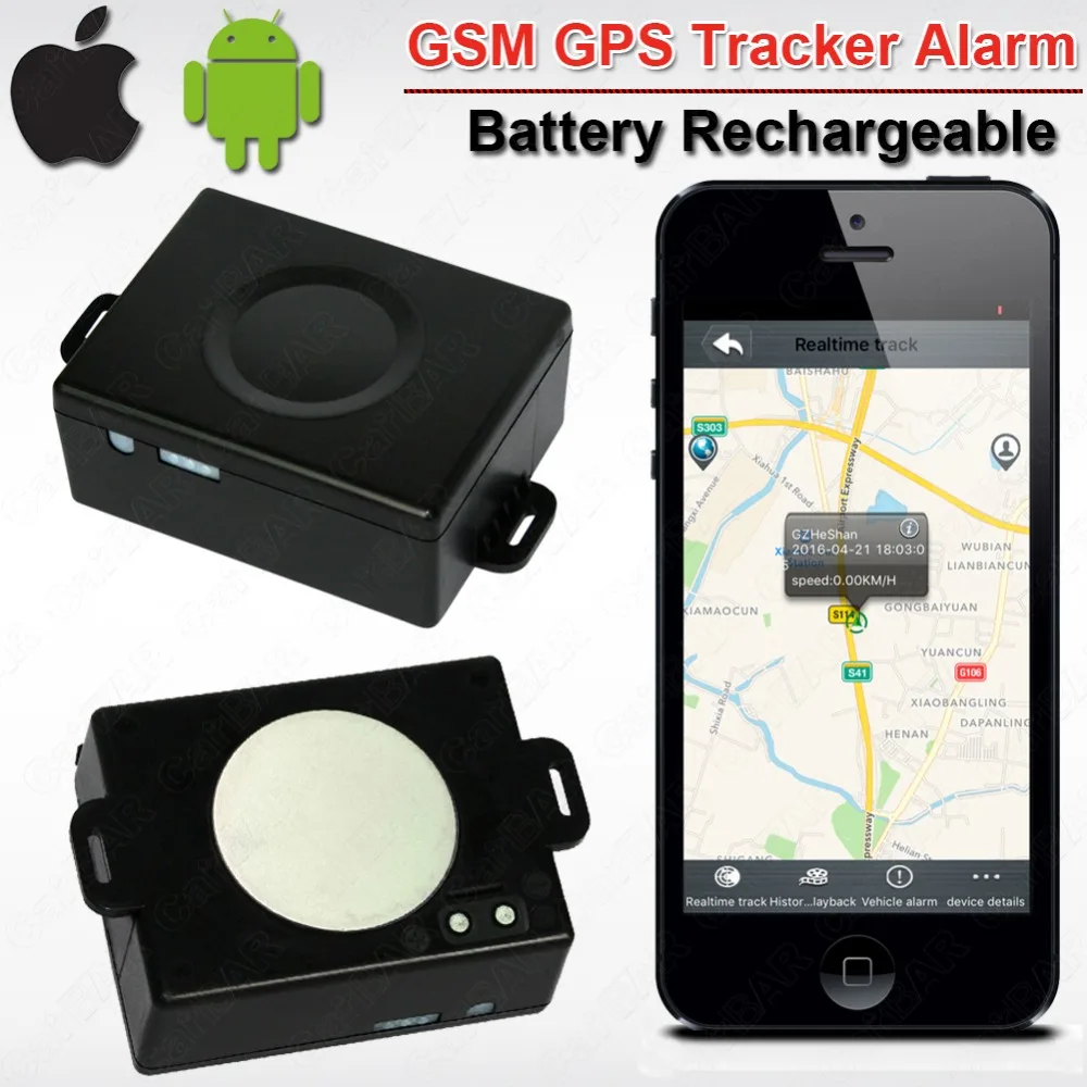 Персональный Автомобильный GPS трекеры с долгой работой от аккумулятора (5200 мАч)