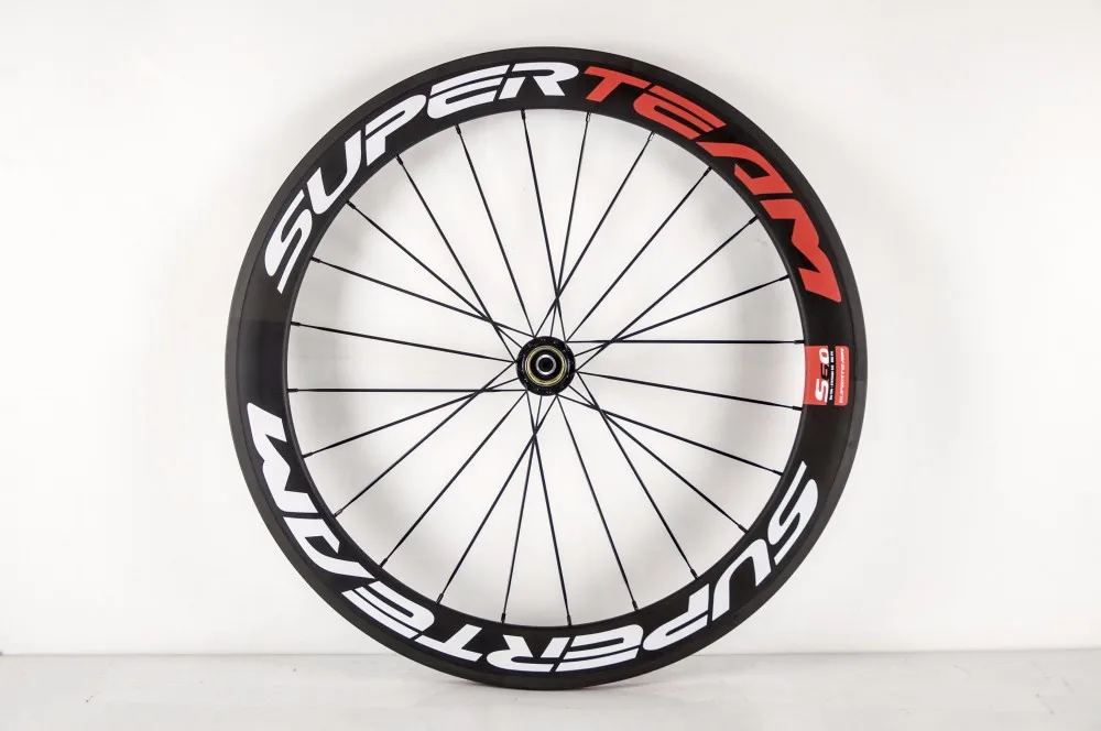 Discount Superteam carbon clincher 700c 60mm road bike wheels UD matte 5