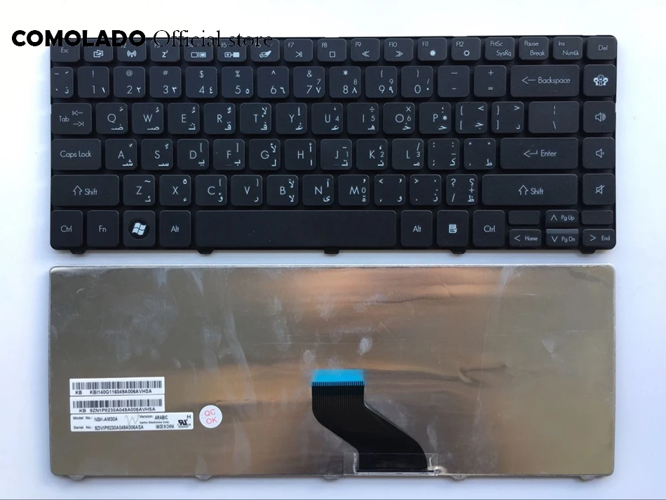 AR Arabic Laptop keyboard For Gateway NV49 NV49C black keyboard AR Layout
