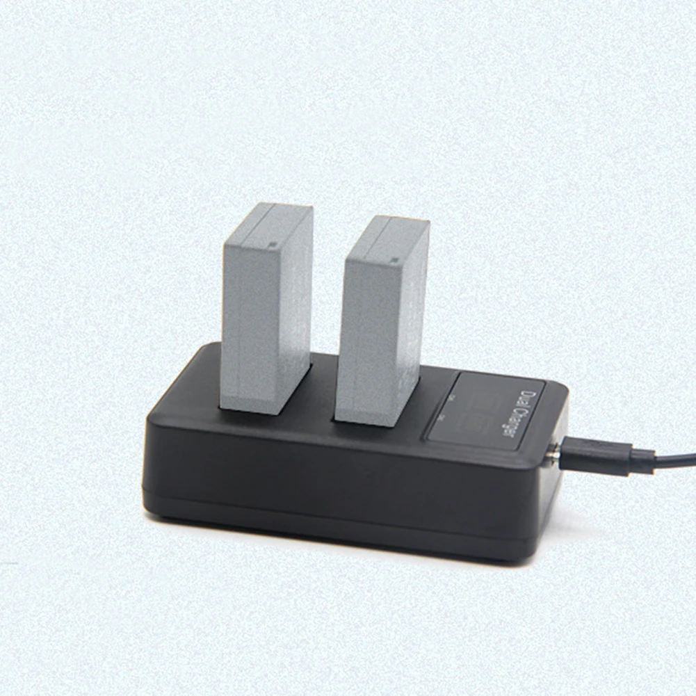 

Camera Battery Charger LCD USB Dual Charger for NP-FW50 Sony A6000 5100 a3000 a35 A55 a7s II alpha 55 alpha 7 A
