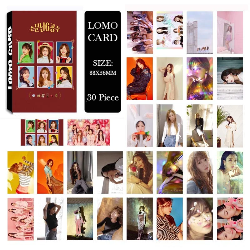 

Youpop KPOP APINK A PINK Album LOMO Cards K-POP New Fashion Self Made Paper Photo Card Photocard LK493
