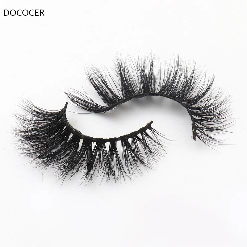 

Eyelashes 3D Mink Lashes Makeup Handmade Full Strip Mink Eyelashes Soft Fluffy Eyelashes Full Volume False Eyelash E07 DOCOCER
