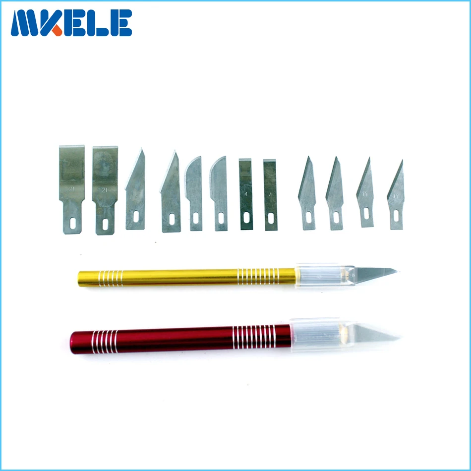 12 Blades set Carving Knife Gravers Wood Sculptural Chisel Craft