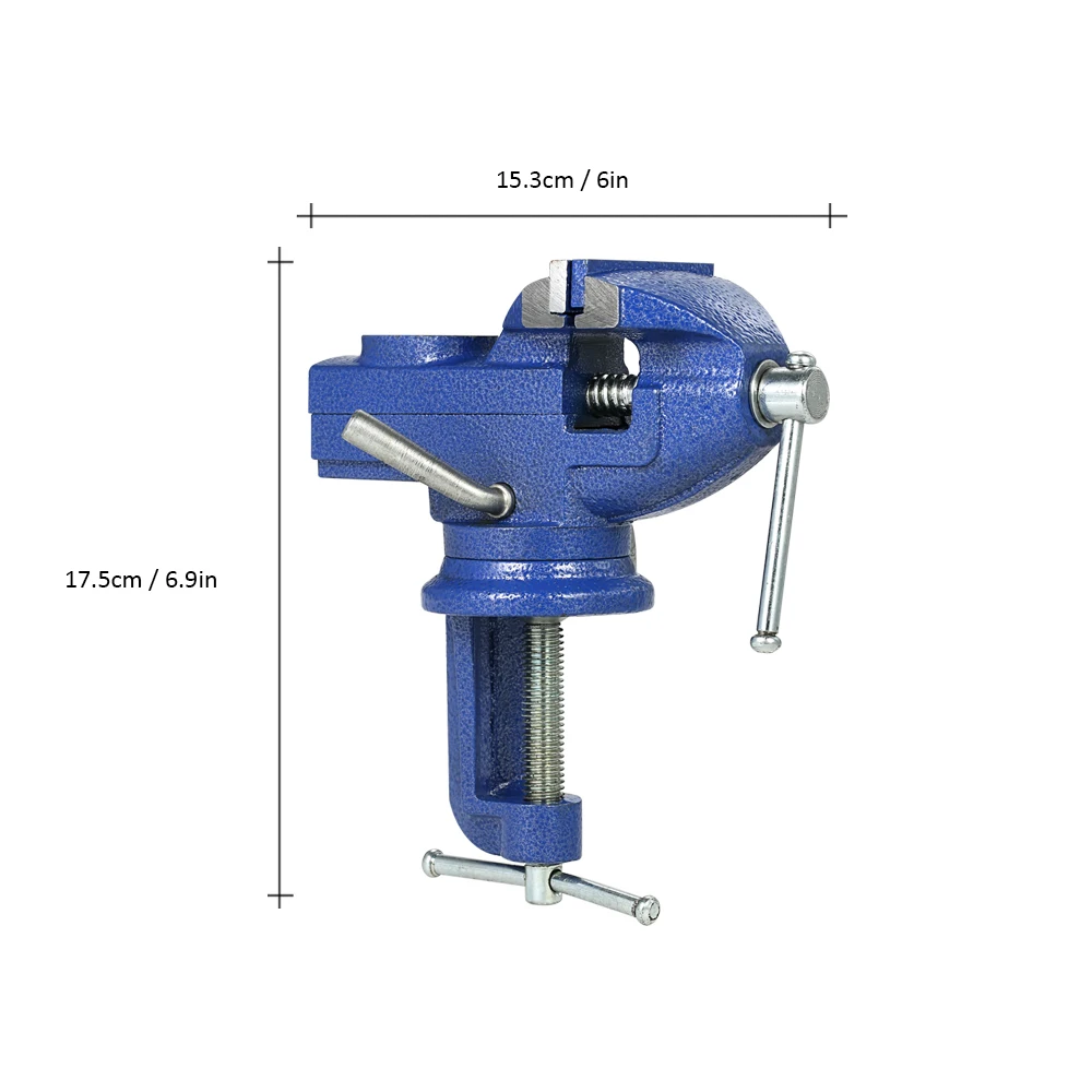 50/60 мм тяжелых стол тиски Поворотный замок Зажим Хобби Craft Repair Tool