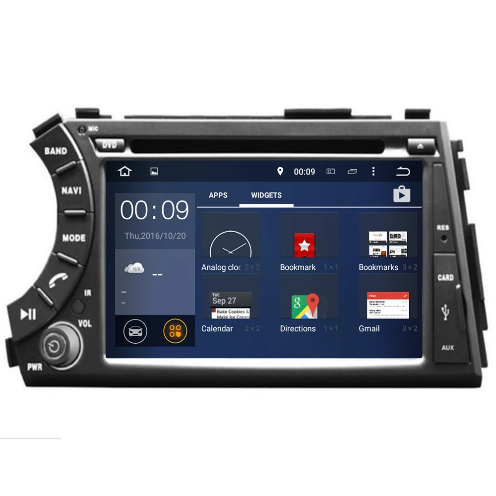 Android 10 4G RAM 3/4G Автомобильная Gps Dvd Мультимедийная кассета для Ssangyong Actyon/Kyron 1024*600 HD
