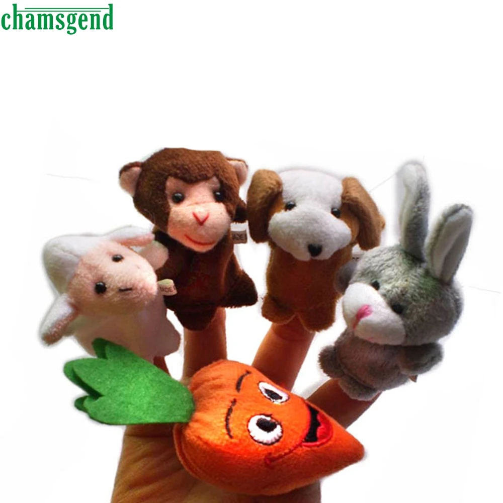 Хит продаж 5 шт. в подарок ребенку|hand puppet|baby puppetfinger puppets toys |