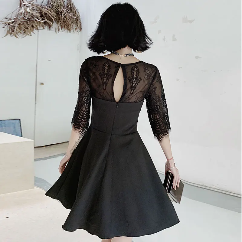 FADISTEE коктейльные платья, платья для причастия, Короткие стильные платья, женские маленькие черные платья, vestido de novia, с кисточками, вечерние
