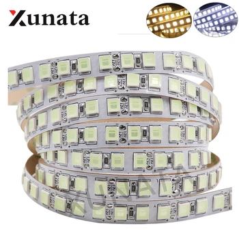 

5m Super Bright DC 12V 5054 LED Strip Cool White / Warm White 120 LEDs/m Waterproof LED Light Lamp For Indoor Home Decoration