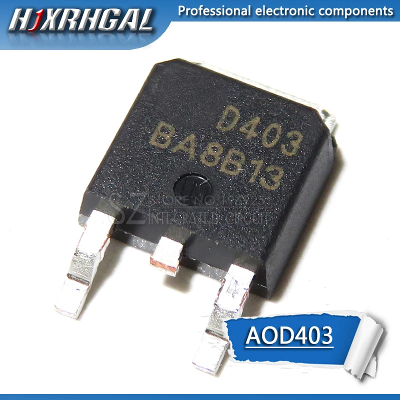 10 шт. D403 TO252 AOD403-252 Новый и оригинальный hjxrhgal | Электронные компоненты