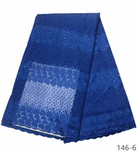 Royal Blue French Lace Fabric Women Wedding, African Lace Fabric, High Quality Lace African Tulle Lace Fabric 146