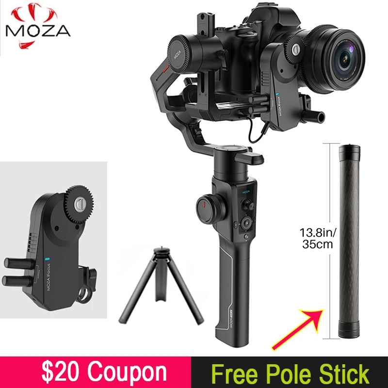 

In Stock Moza Air 2 3-Axis Handheld Stabilizer for Canon Nikon Sony A7S A7R3 Lumix GH4 DSLR Mirrorless Cameras,Payload 4.2kg
