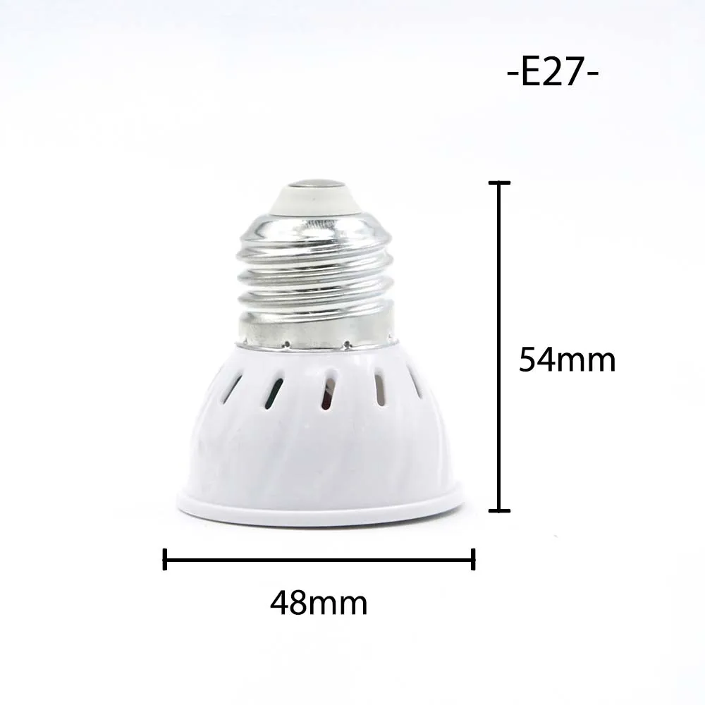Bombillas Светодиодный точечный светильник E27 220 В ампул светодиодный лампочка 2835SMD