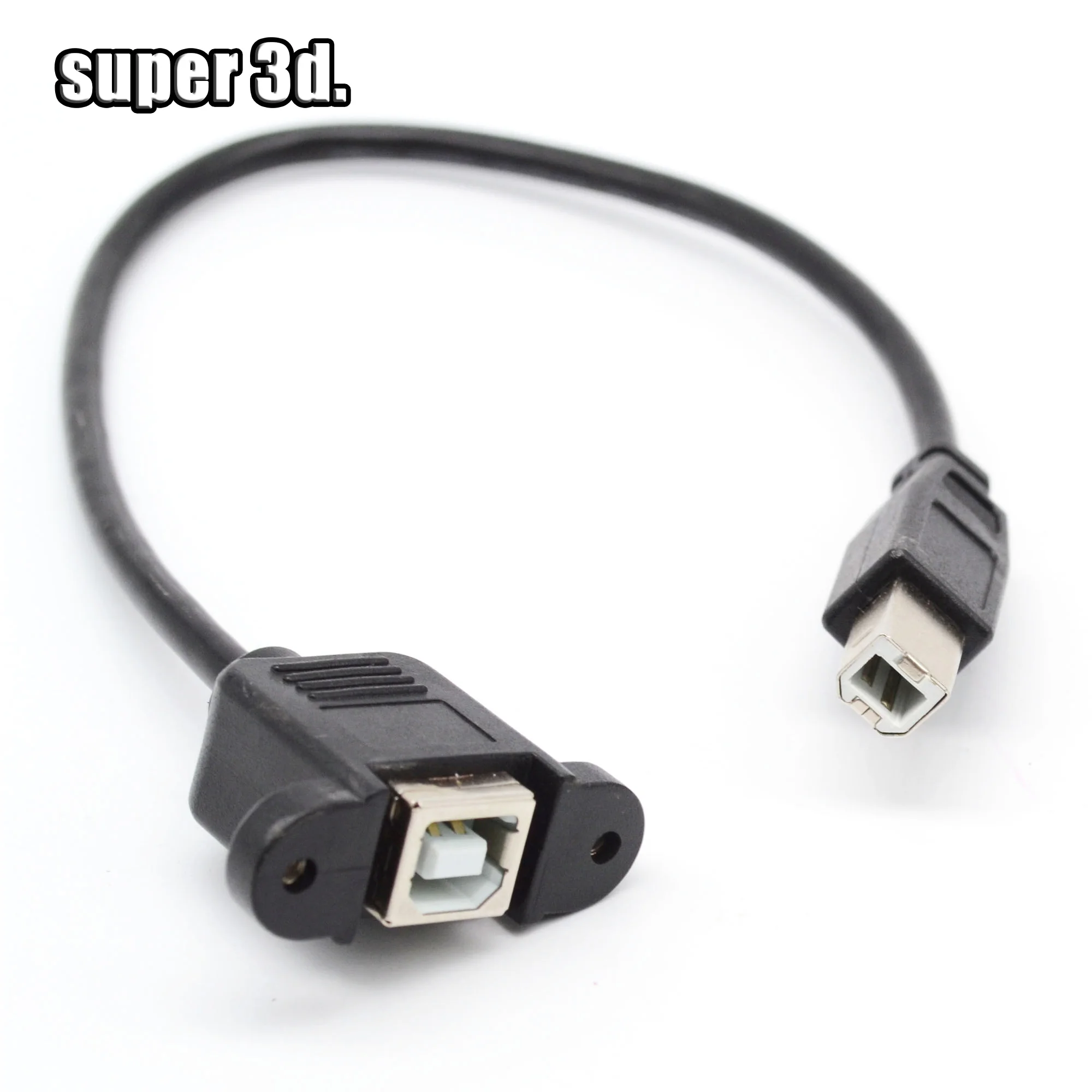 

1pcs 30CM USB 2.0 Male to USB2.0 Female Extension Molded Panel Mount Extention Port Cable USB 2.0 Male to Female Panel