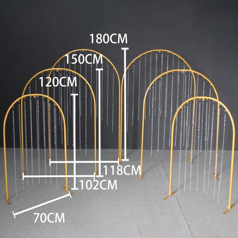 Свадебные, домашние, вечерние, сценические декорации, арка, реквизит, Н-образный Металл кованое железо, дорожный свинец, искусственные цветы, стенд, украшение, украшения