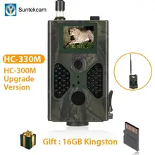 SUNTEKCAM HC-330M 16MP 940nm Ночное видение mms-камера для охоты Trail Камера SMS GSM GPRS 2G дикий камера TTL фото ловушка PK HC-300M