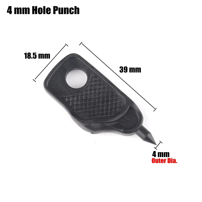 4mm Hole Punch 50 шт, 14 вариантов 4/7 мм соединители для садовых шлангов микро капельного орошения водой соединения для трубок трехходовая труба приспособления для резки затычка для шланга Соединительные элементы для воды - Цвет: 4mm Hole Punch