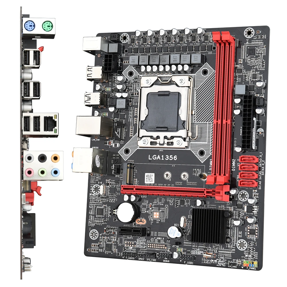 Kllisre X9A LGA 1356 материнская плата поддержка регистровая и ecc память сервер памяти