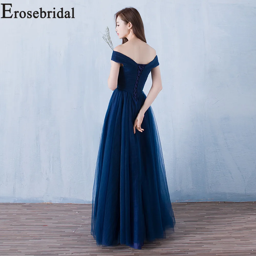 Long Formal Dress Evening Gown for Women 2019 Evening Dress Long Royal Blue Dress Lace Up Back robe soiree