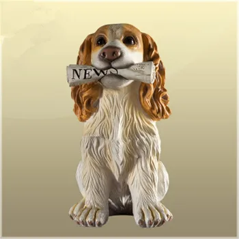

Simulation Cute Puppy Statue Labrador Retriever Labrador Retriever Home Decor GK Action Figure Toy Creative Christmas Gift P799