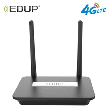 EDUP 300 Мбит/с 4G LTE FDD Беспроводной Wi-Fi роутер 802.11b/g/n Wi-Fi роутер мобильные точки доступа роутеры CPE с sim-слотом и портом LAN