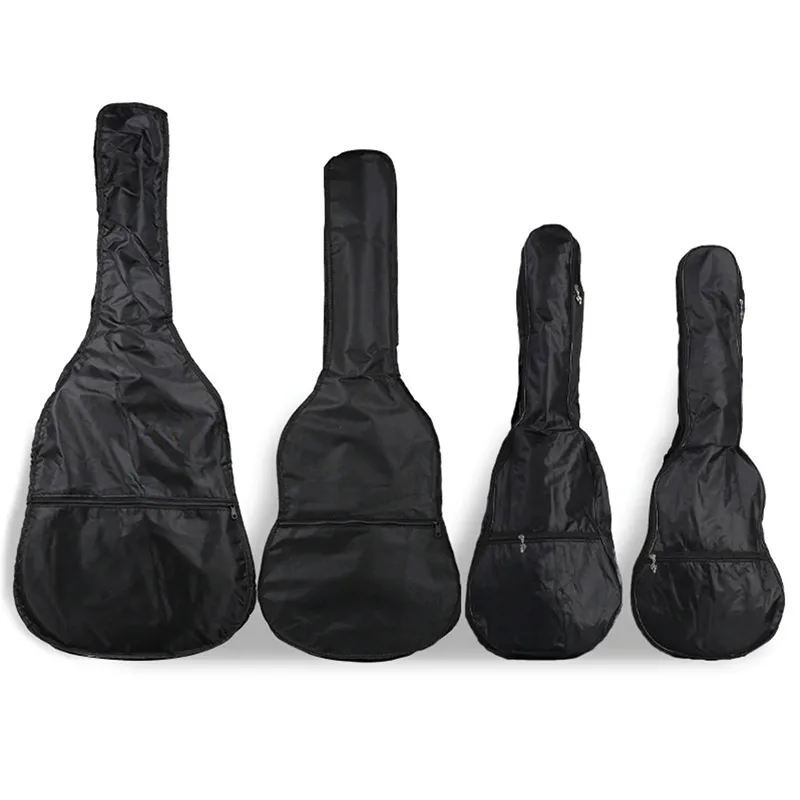 

30/34/36/38/40/41-Inch Electric Travel Guitar Bag Soft Case with Double Straps Backpack Side Portable Handle Book Pocket
