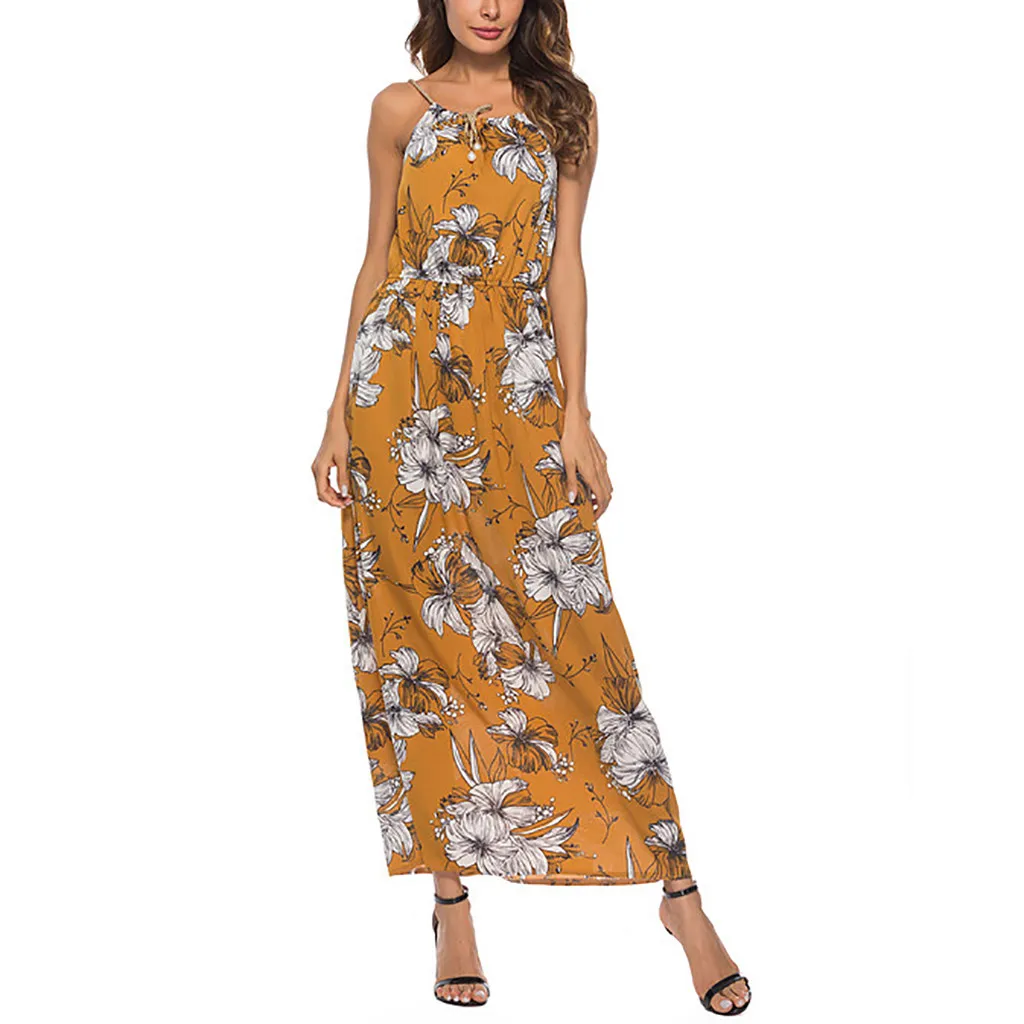 Summer Yellow Sexy Party Dress Women Vintage Floral Beach Maxi Dresses Woman Party Night Gothic Runway Dress Women Clothes 2019 Summer Yellow Sexy Party Dress Women Vintage Floral Beach Maxi Dresses Woman Party Night Gothic Runway Dress Women Clothes 2019