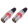 1pc XLR Connector 3pin Microphone MIC XLR Male Plug DAD XLR Female Jack MOM Adapter 7Colors Available ► Photo 3/6