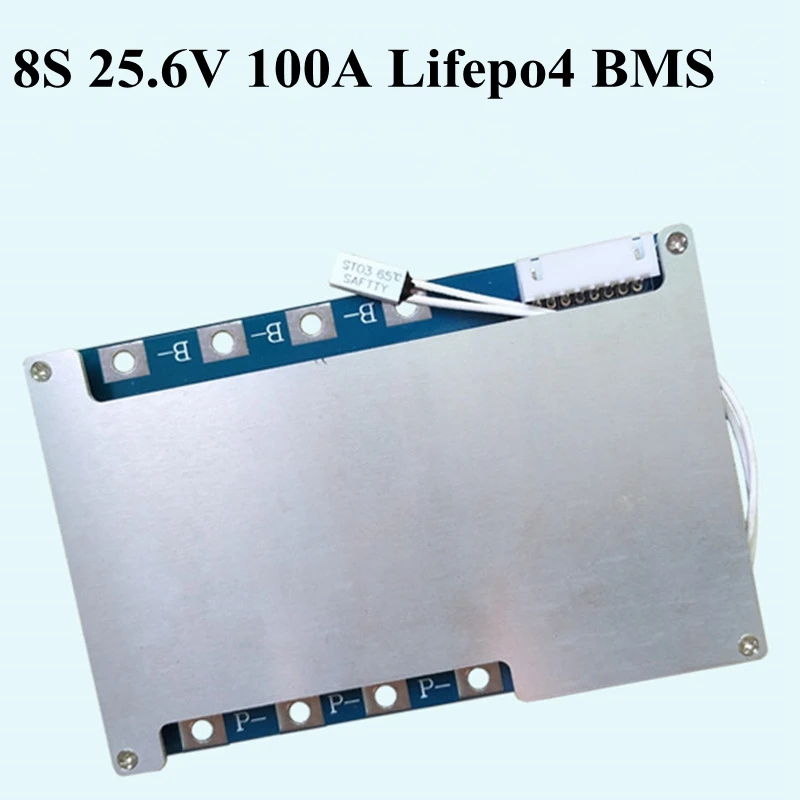1 шт. 8S BMS 25 6 v Lifepo4 батарейный блок Bms 100A контроллер для 3 2 с температурным