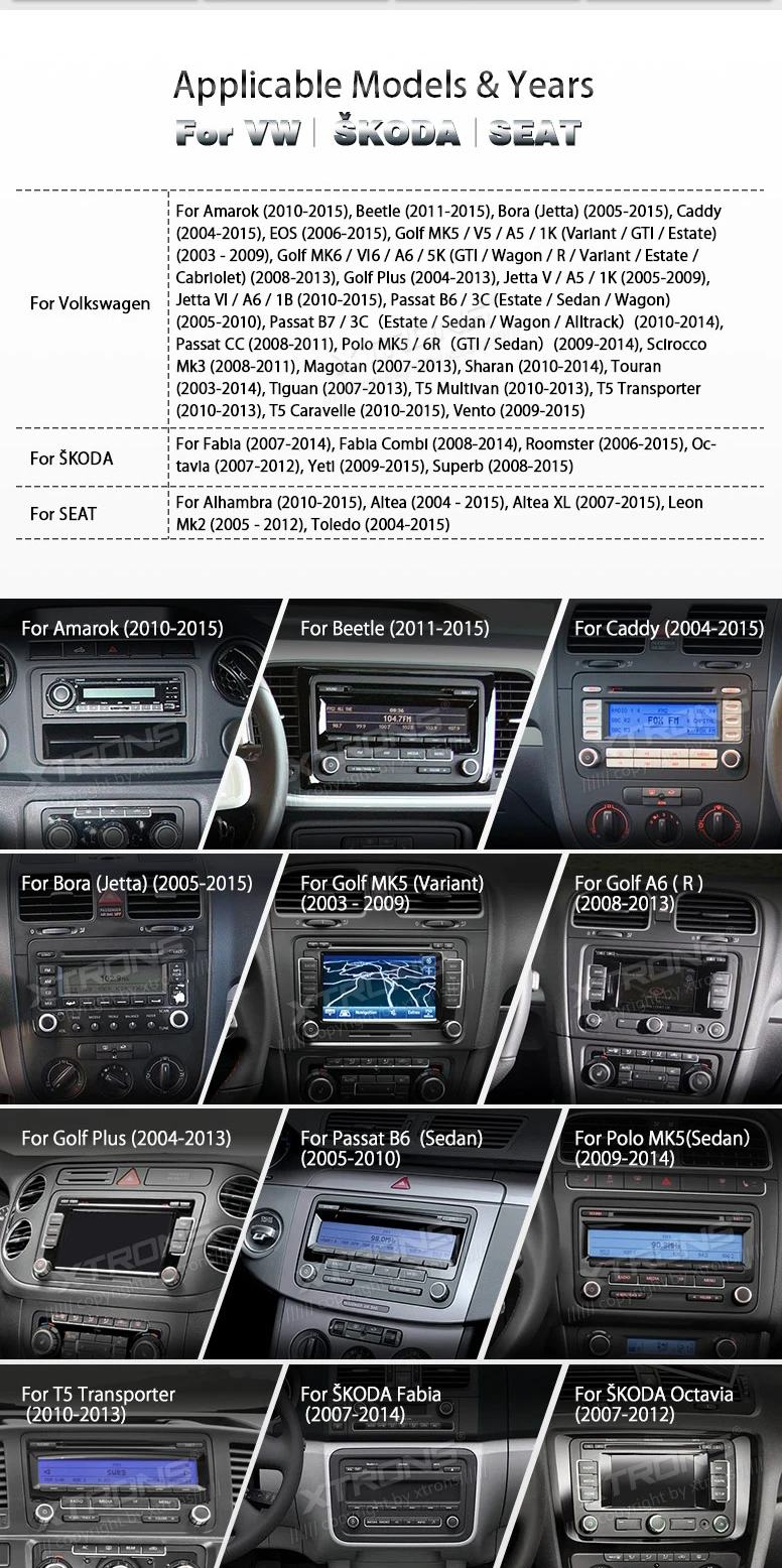 Top 8" Touch Panel Design Android 6.0 OS Special Car DVD for Seat Altea 2004-2015 & Seat Leon 2005-2013 & Seat Alhambra 2010-2016 1
