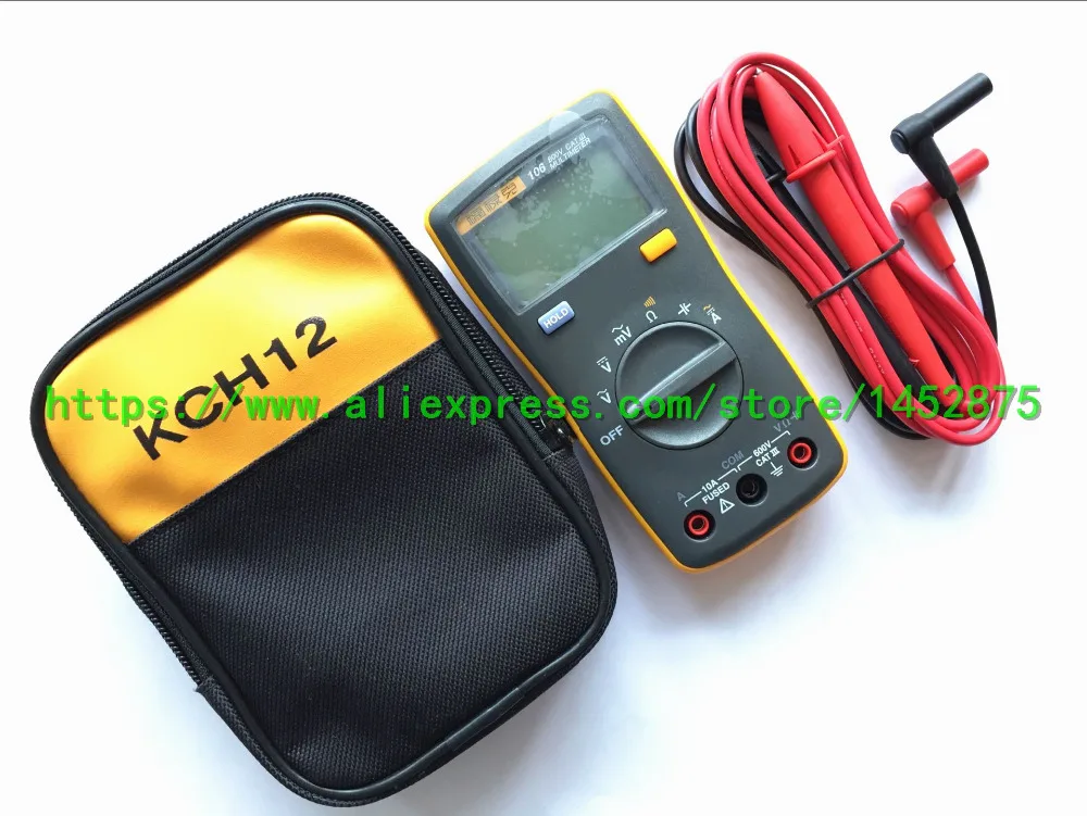 Fluke 106 Palm-sized Digital Multimeter with soft case kch12 Professional in the palm of your hand F106+kch12 | Инструменты
