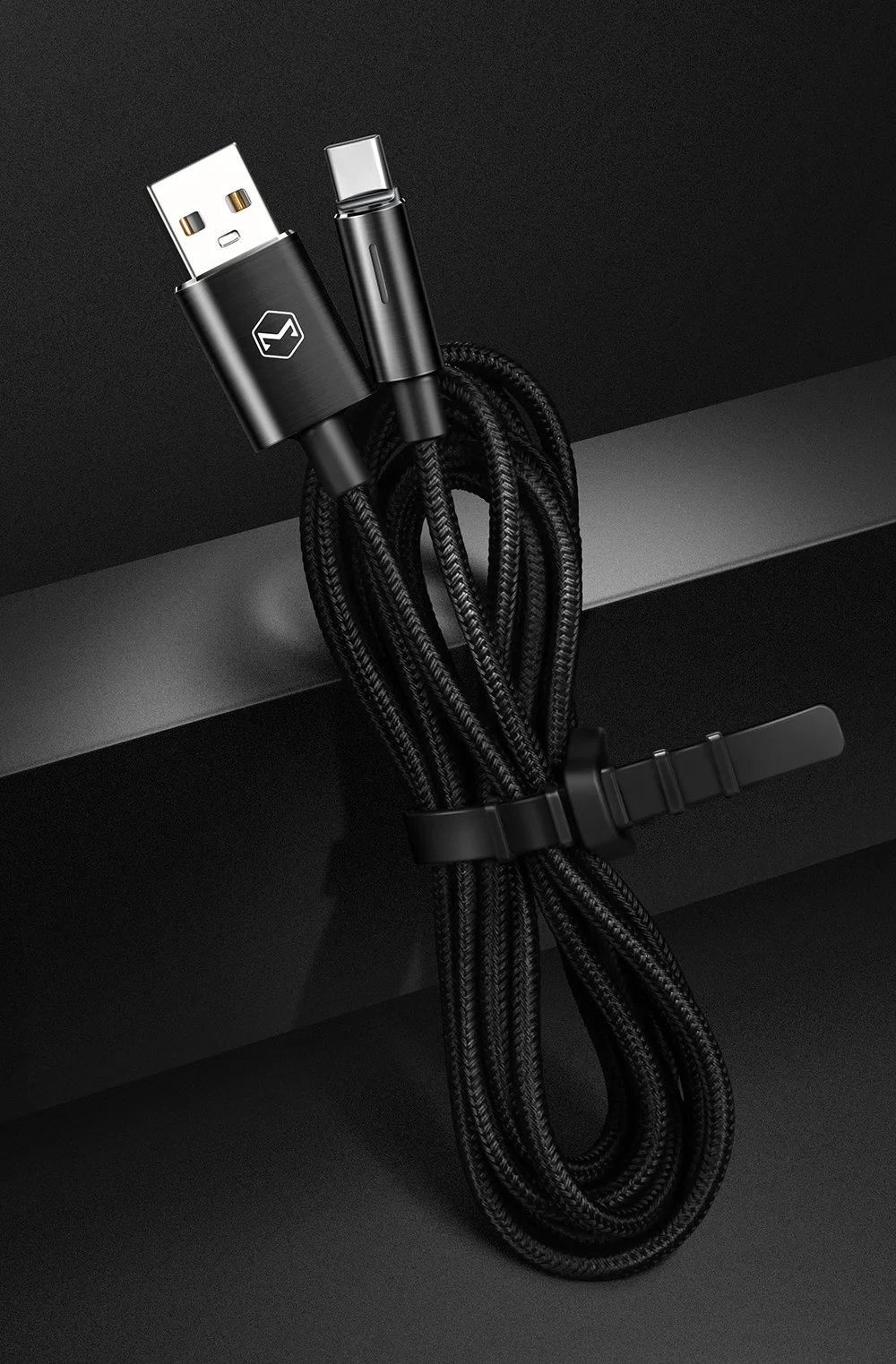 Mcdodo Micro USB 2A кабель для samsung Xiaomi huawei QC3.0 Быстрая зарядка автоматическое отключение USB кабель для передачи данных светодиодный кабель для устройств Android