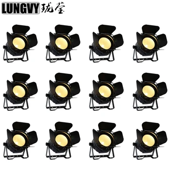 

Free Shipping 12pcs/lot LED Par Light COB 200W Warm Cold White Led Par Can Stage Lighting