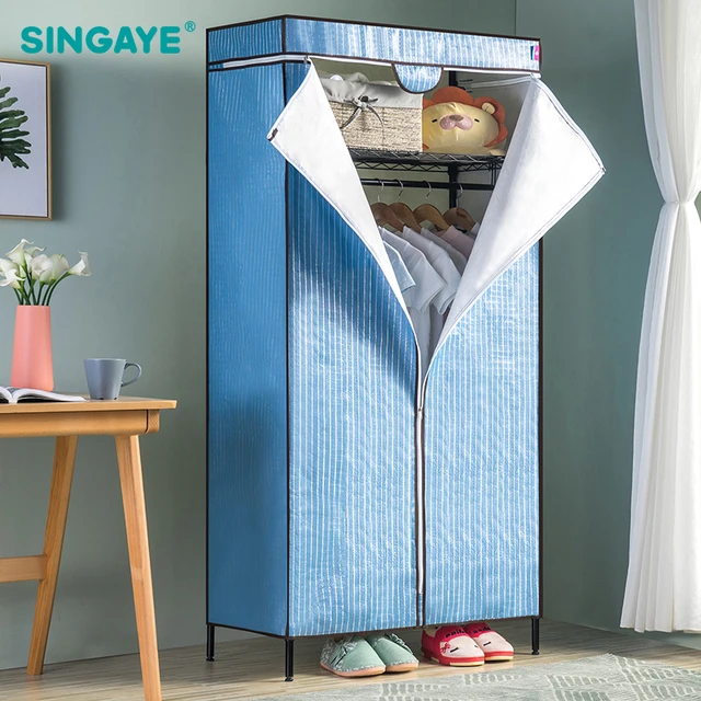 singaye diy simple modern wardrobe carbon steel clothe storage cabinets folding non woven closet furniture - Modern Wardrobe singaye diy simple modern wardrobe carbon steel clothe storage cabinets folding non woven closet furniture - Modern Wardrobe