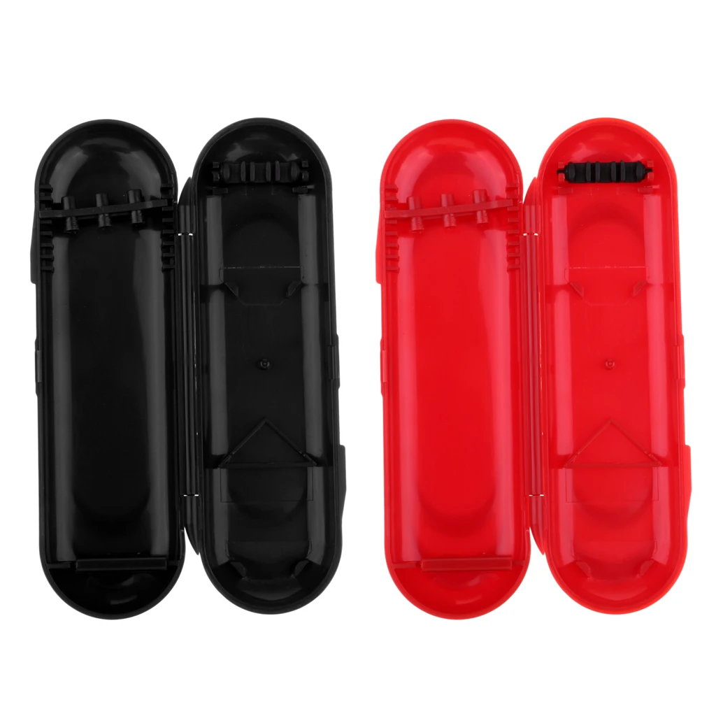 2pcs Dart Storage Case Darts Protect Travel Box Pouch for Dart Collection Club Accessories Black Red