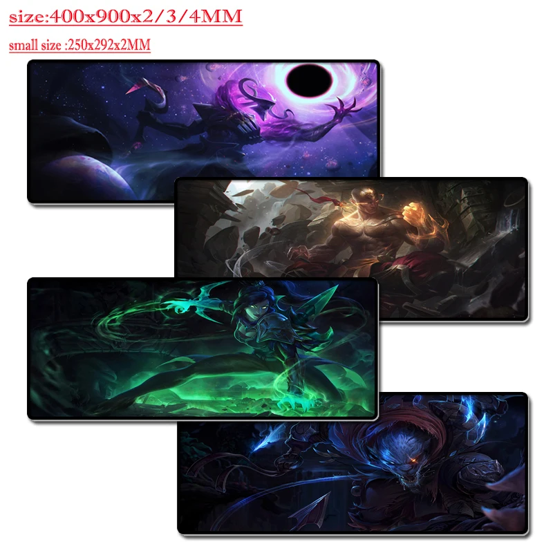 Congsipad High Quality Gaming mouse Pad Big Table Rubber Mat for LOL  League of Legends Gamer Pc Computer Notebook Mat 400x900x3