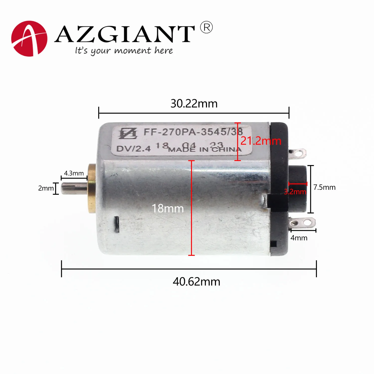 1,5 V-6 V Mabuchi 270 двигатель постоянного тока FF-270PA-3545/38 370 диаметр 2 мм бритва мотор