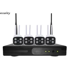 YobangSecurity 4CH 720 P WI-FI NVR Беспроводной сети Камера Системы ИП камера для наблюдения Ночное Видение видеонаблюдения Системы