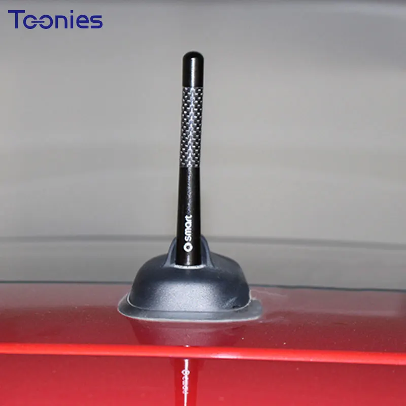  4.7 Inch 12cm Smart 453 Forfour 451 fortwo Short Carbon Fiber Radio Antenna Signal Car-styling New  - 32821273740