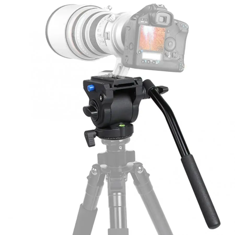 

360 degree Panoramic Hydraulic Ball Head with Quick Release Plate Single Handle 2019