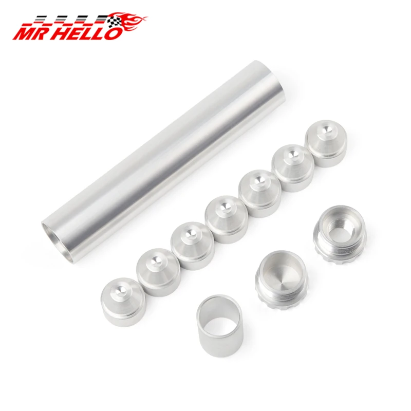 1/2-28 5/8-24 filtros de combustible Filtro de solvente de trampa de combustible 1X6 para NAPA 4003 WIX 24003 6061-T6 piezas de filtros de automóviles