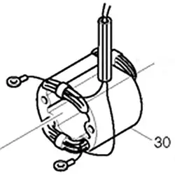 Натуральная поле в сборе для Makita 599025-4 1911B